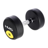 Cumpara ieftin Gantera cauciucata cu greutate fixa HMS HG PRO 16kg FitLine Training