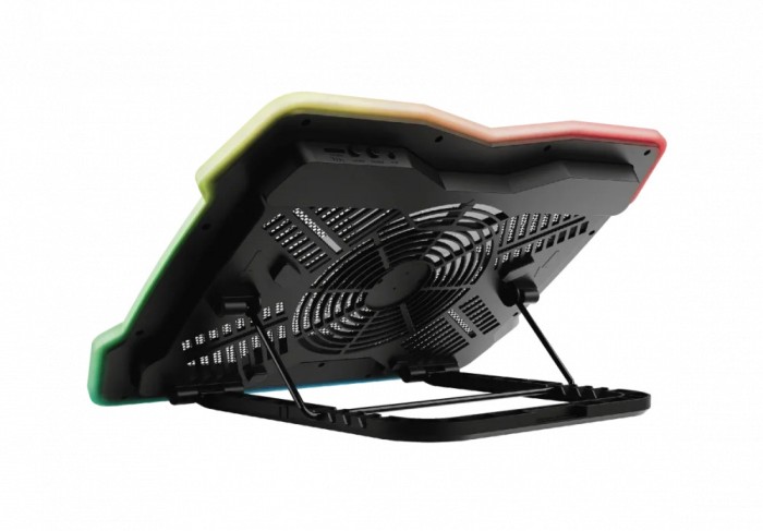 Stand racire Laptop Trust GXT 1126 Aura Multicolour-illuminated, negru