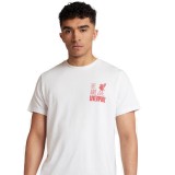 FC Liverpool tricou de bărbați Crest Col white - M