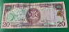 TRINIDAD - TOBAGO == BANCNOTA 20 DOLARI 2002