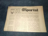 ZIARUL SPORTUL 10 NOIEMBRIE 1984