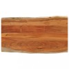 VidaXL Blat masă, 100x60x3,8cm, dreptunghiular lemn acacia margine vie 370646