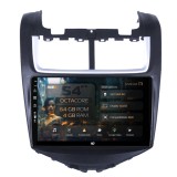 Cumpara ieftin Navigatie HUB64 Chevrolet Aveo (2014-2017), 4GB RAM, Android, Octacore, Slot Sim 4G, DSP, GPS, Wi-FI, Carplay, Android Auto, USB, Bluetooth, Waze, Tou