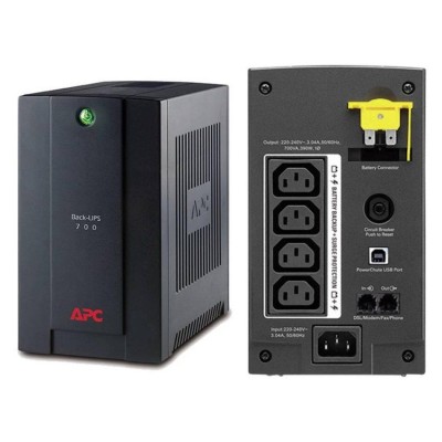 UPS APC Back-UPS BX700UI 700VA/390W 4 x IEC 320 C13 foto