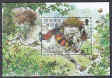 Jersey 2002 - Anul Nou Chinezesc - Anul Calului, Colita, MNH, Nestampilat