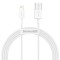 Cablu Baseus Superior usb - lightning 1.5m alb CALYS-B02