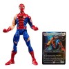 Marvel Legends Magic: The Gathering Figurina articulata Battle-Damaged Spider-Man (plus Exclusive Foil Card) 15 cm, Hasbro