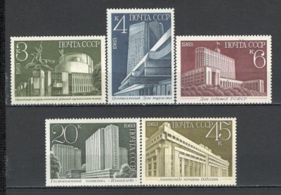 U.R.S.S.1983 Cladiri noi din Moscova MU.789 foto
