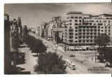 CPIB 25218 CARTE POSTALA - BUCURESTI. B-dul NICOLAE BALCESCU, TRAMVAI, RPR, CIRCULATA, 1959, STAMPILE