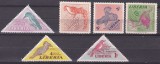 Liberia 1953 fauna pasari MI 450-455 MNH