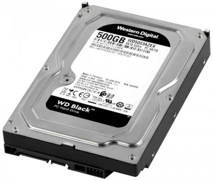 Hard disk PC WD5001AALS WD5003AZEX BLACK 500GB 7.2K RPM 3.5&#039;&#039; SATA 2