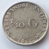 Antilele Olandeze 1/10 Gulden 1963 argint, America de Nord