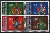 Liechtenstein 1982 - steme, serie stampilata
