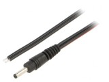 Cablu Alimentare DC 3,5/1,3 mm Negru 1,5m
