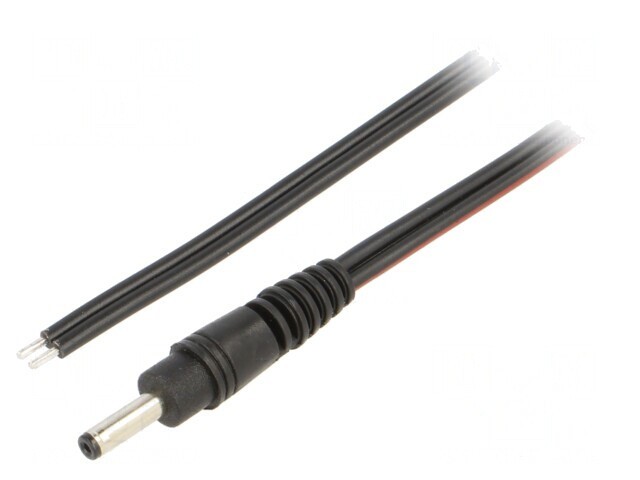 Cablu Alimentare DC 3,5/1,3 mm Negru 1,5m