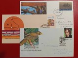 Australia 1980-88 - 3x intreg postal, cu stampila de prima zi