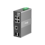 Omada 6-Port Gigabit Industrial Easy Managed Switch 4A Gigabit RJ45 Ports 1A Gigabit RJ45 SFP Combo Slot, 1A Gigabit SFP Slot Operating Temperature: -