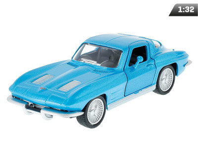 Model 1:32, Rmz 1963 Chevrolet Corvette Stingray Split Window, Albastru A11959CCNI foto