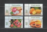 ROMANIA 2025 FRUCTE EXOTICE serie 4 timbre LP.2520 MNH**