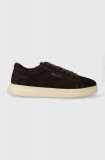 Gant sneakers din piele intoarsă Joree culoarea maro, 28633552.G46