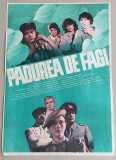 Padurea de fagi - Afis Romaniafilm, film rom&acirc;nesc 1987, cinema Epoca de Aur