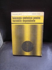 INFERENTA STATISTICA PENTRU VARIABILE DEPENDENTE - GHEORGHE MIHOC