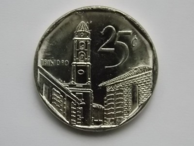 25 CENTAVOS 2001 CUBA-AUNC foto