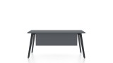 Cumpara ieftin Birou operational IRON antracit 160 x 80 x 75 cm