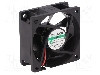 Ventilator 60x60x25mm, 12V DC, volum aer 23.32m3/h, lagar Vapo, SUNON - HA60251V4-1000U-A99