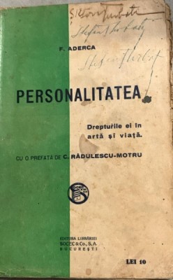 Personalitatea - Felix Aderca foto