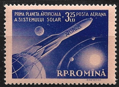 B0419 - Romania 1959 - Cosmos 1v.neuzat,perfecta stare foto