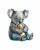 Cumpara ieftin Sticker decorativ Koala, Gri, 69 cm, 3827ST, Oem