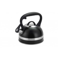 Ceainic INOX cu fluier 3L negru FLORIA Zilan ZLN1283 foto