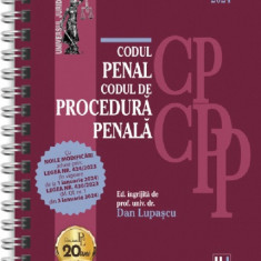 Codul penal si Codul de procedura penala Ianuarie 2024 Ed. Spiralata