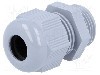 Presetupa poliamida, PG11, IP68, HELUTOP HT-PG, HELUKABEL - HT PG11 RAL7001