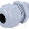 Presetupa poliamida, PG11, IP68, HELUTOP HT-PG, HELUKABEL - HT PG11 RAL7001