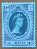SIERA LEONE-1953-''INCORONARE EII''-1v. -MNH-Vezi-Scan