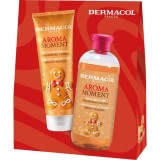 Dermacol Aroma Moment Gingerbread Cookies set cadou &icirc;n stil de Crăciun