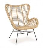 Cumpara ieftin Set 4 fotolii rattan fier Casilda 74x75x85 cm