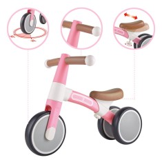 Bicicleta de echilibru Hape roz deschis