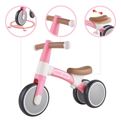 Bicicleta de echilibru Hape roz deschis foto