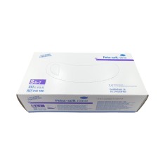 Set 100 Manusi premium, Hartmann Peha-soft, Nitril, nepudrate, albastru, marimea S