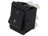 Comutator Basculant DPDT 2 Pozitii ON-ON 16A/250VAC 20A/28VDC Negru