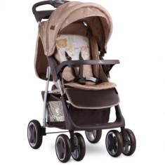 Carucior 2 in 1 Foxy, Colectia 2019 Beige Bear Party foto