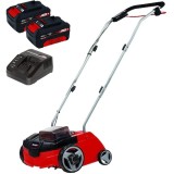 Einhell GC-SC 36/31 Li PXC + Twinpack + 4514095 - Scarificator 310 mm + Set 2 acumulatori si incarcator Li-Ion 18 V 4 Ah