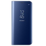 Husa Telefon Flip Book Clear View Samsung A9 2018 a920 Dark Blue