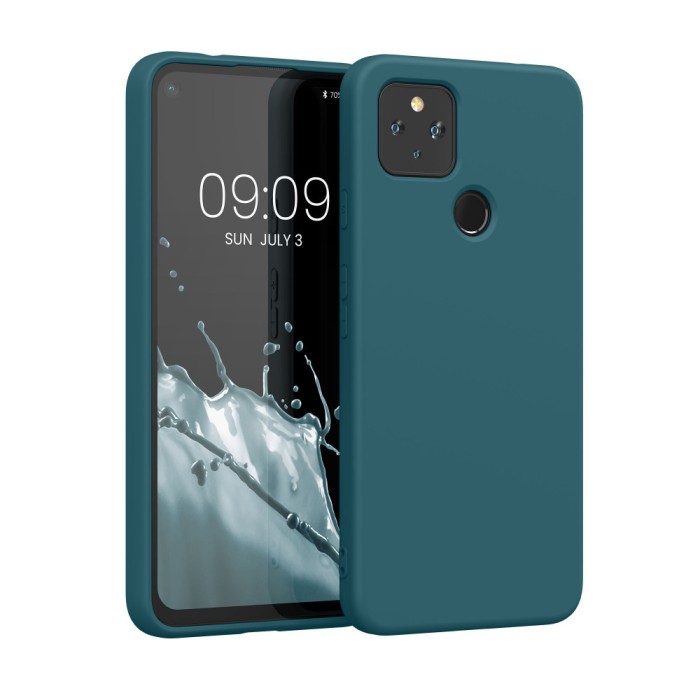 Husa pentru Google Pixel 4a 5G, Silicon, Verde, 53779.57