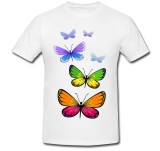 Cumpara ieftin Tricou &quot; Fluturi colorati &quot;