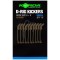 Line Aligner KORDA D-Rig Kicker, Brown, Marime S, pentru Carlige Nr.6-8, 10buc/pac