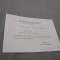 INVITATIE LICEUL ANDREI MURESANU /PERIOADA COMUNISTA /DEJ 1980